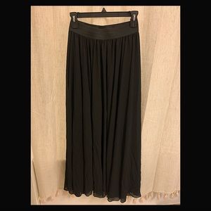 Black Maxi Skirt - perfect for Halloween!